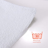 HKM-7366333 Self-Heating Pet Bed Cushion with Berber Fleece, 60x45CM, for Dogs and Cats