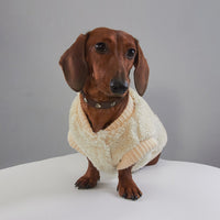 HKM-7366845 Christmas Casual Fuzzy Pet Jacket - Autumn & Winter Wear for Small to Large Pets