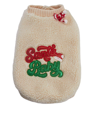 HKM-7366845 Christmas Casual Fuzzy Pet Jacket - Autumn & Winter Wear for Small to Large Pets
