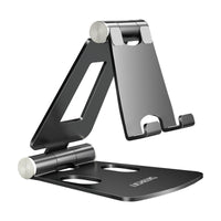 HKM-736723 Aluminum Alloy Adjustable Desktop Stand for Mobile Phones and Tablets