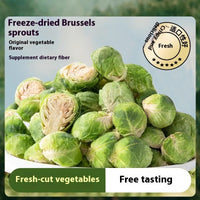 HKM-7368125 Freeze-Dried Brussels Sprouts Dog Snacks – Healthy Pet Treats, 20g