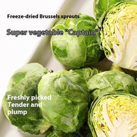 HKM-7368125 Freeze-Dried Brussels Sprouts Dog Snacks – Healthy Pet Treats, 20g