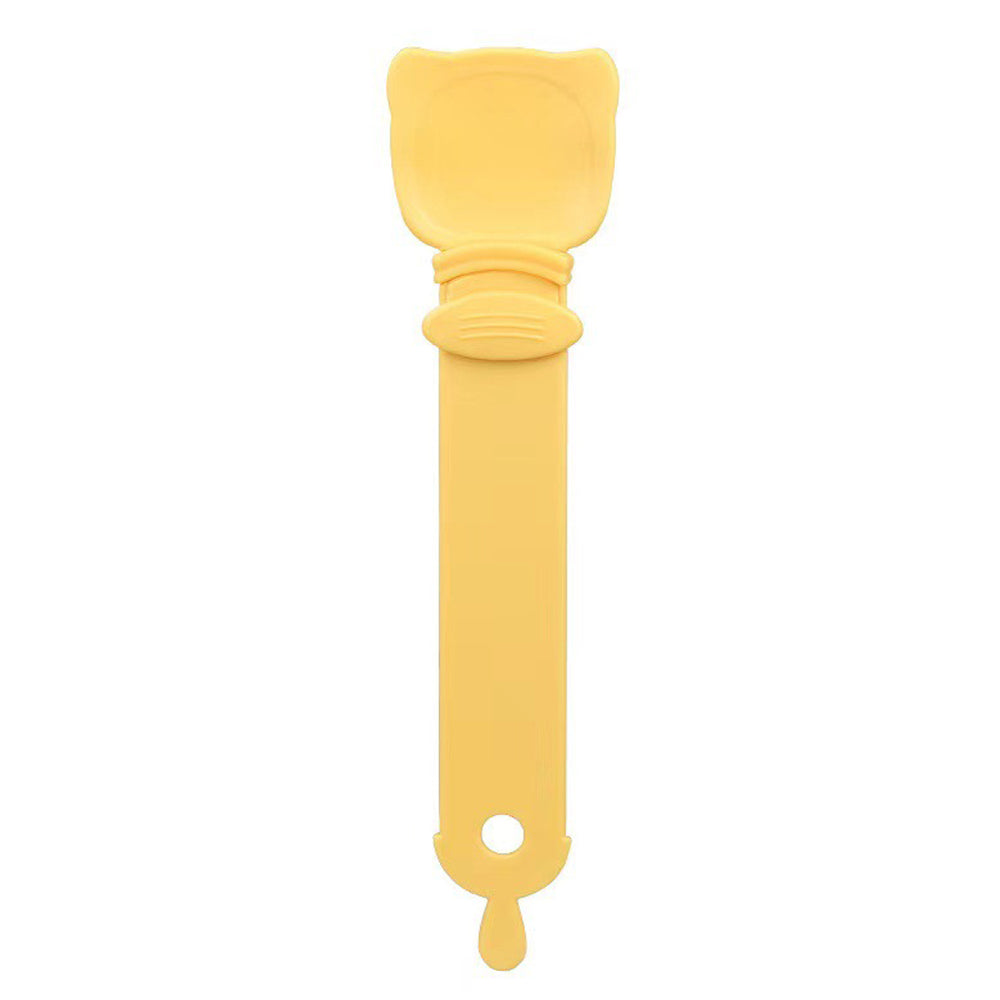 HKM-7369533 Multifunctional Cat Strip Feeder with Mixing Spoon for Liquid Snacks and Wet Food