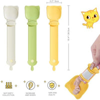 HKM-7369533 Multifunctional Cat Strip Feeder with Mixing Spoon for Liquid Snacks and Wet Food