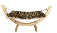 HKM-7369661 Wooden Cat Hammock Bed for Cozy Relaxation and Easy Setup