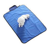 HKM-7369917 Waterproof Foldable Pet Mat for Outdoor Use - Lightweight Oxford Cloth, Multiple Sizes Available