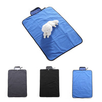 HKM-7369917 Waterproof Foldable Pet Mat for Outdoor Use - Lightweight Oxford Cloth, Multiple Sizes Available