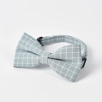 HKM-7370301 Classic British Style Child Pet Dog Bow Tie in Red, Dark Blue, Pink, and Gray