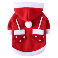HKM-737107 Cozy Coral Fleece Pet Clothing for Autumn and Winter - Perfect for Christmas