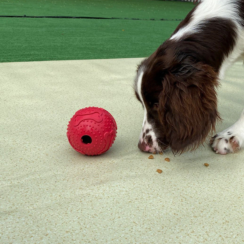 HKM-737107 Red Feet Pet Leaking Toy