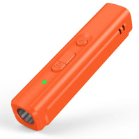 HKM-7371325 Handheld Portable Ultrasonic Dog Dispeller, Plastic Construction, Black and Orange Options