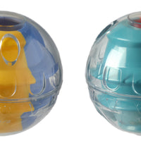 HKM-7371837 Adjustable Tumbler Dog Toy in Green/Orange & Yellow/Blue for Interactive Play