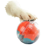 HKM-7371837 Adjustable Tumbler Dog Toy in Green/Orange & Yellow/Blue for Interactive Play
