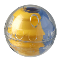 HKM-7371837 Adjustable Tumbler Dog Toy in Green/Orange & Yellow/Blue for Interactive Play