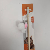 HKM-7372861 Interactive Little Furry Rabbit Cat Teaser Toy for Playful Felines