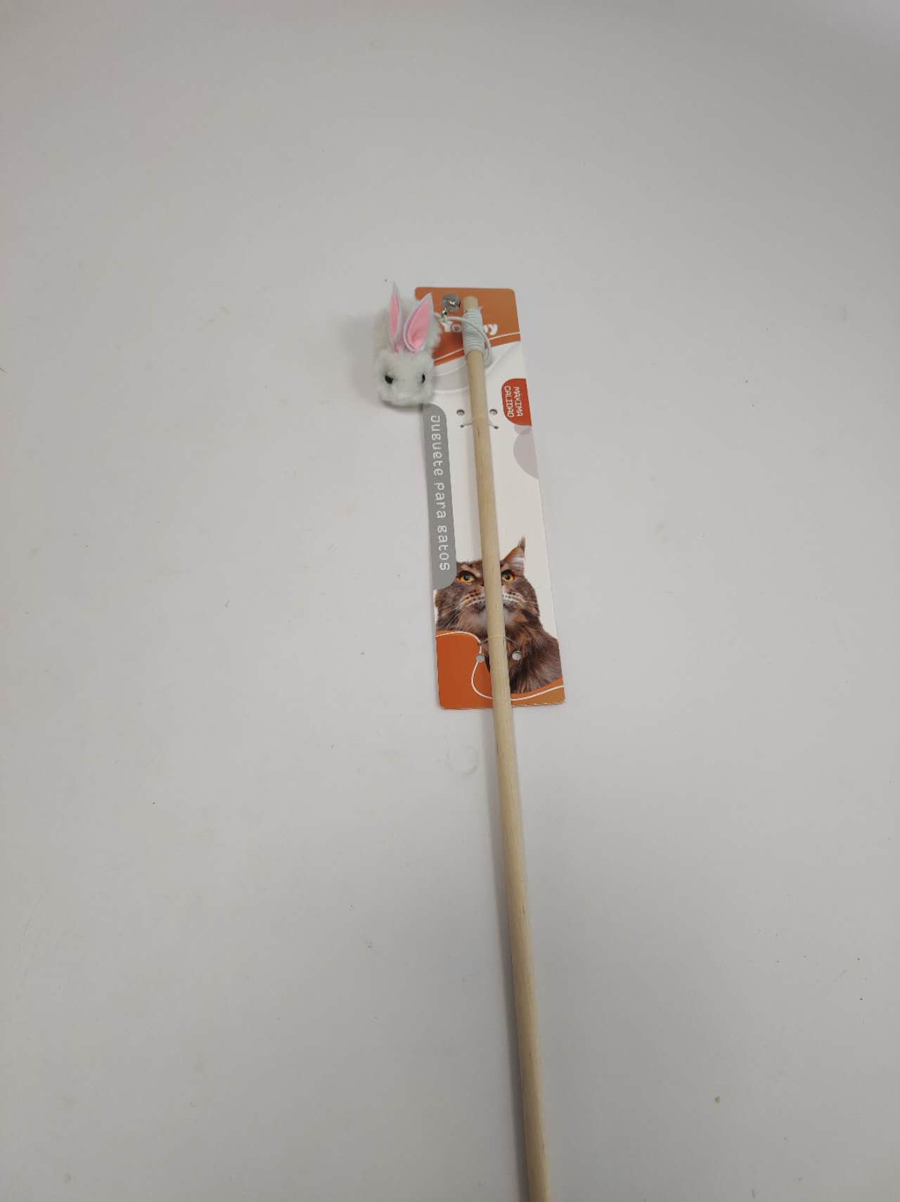 HKM-7372861 Interactive Little Furry Rabbit Cat Teaser Toy for Playful Felines