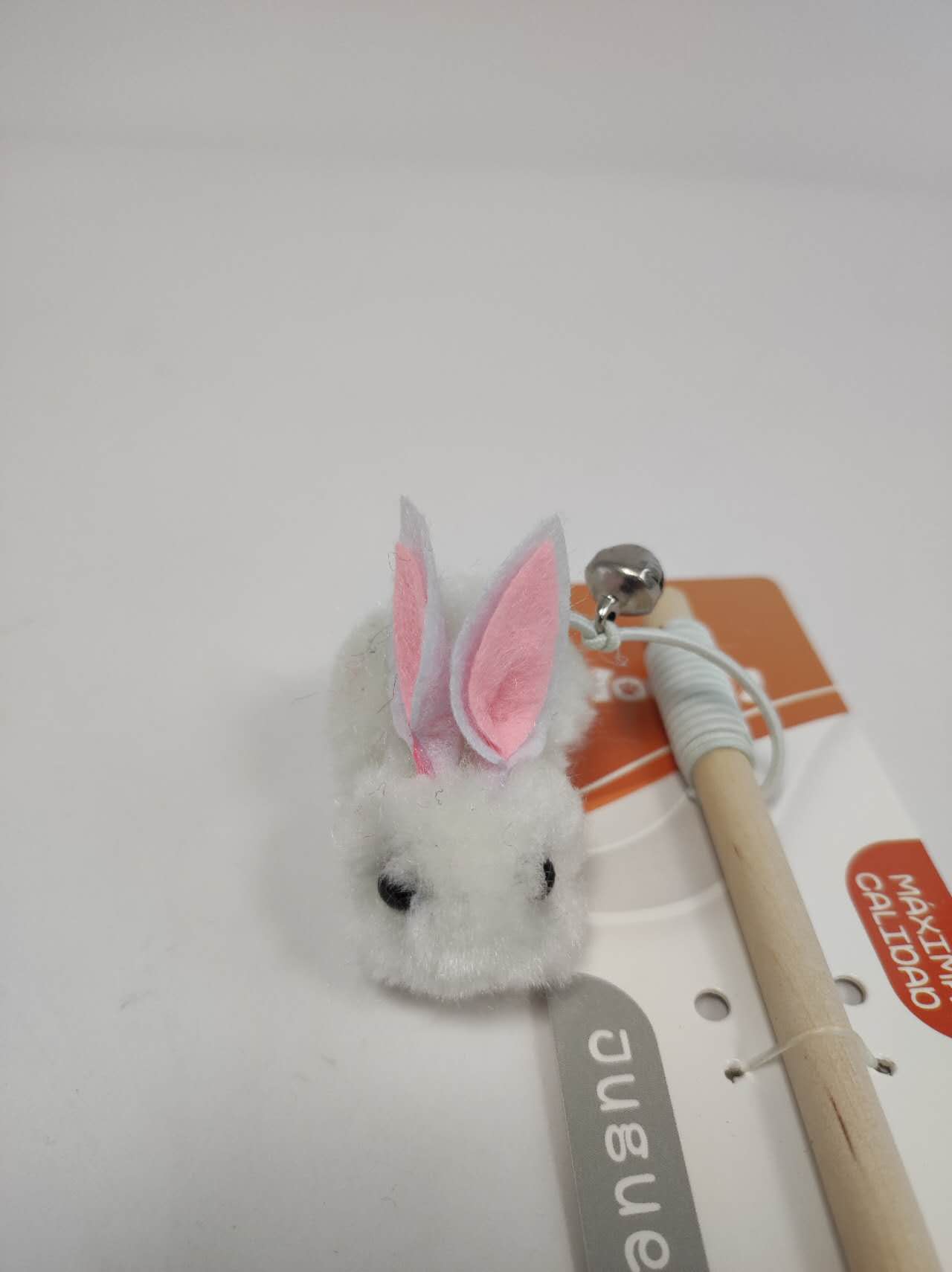 HKM-7372861 Interactive Little Furry Rabbit Cat Teaser Toy for Playful Felines