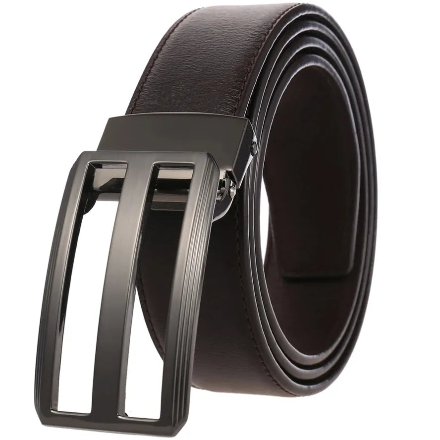 HKM-737363 Perforated Zinc Alloy Pin Buckle Belt for Trendy Styling