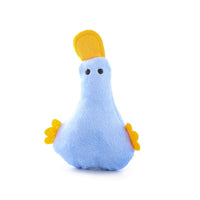 HKM-7375293 Plush Duck Cat and Dog Toy with Catnip and Squeaker for Interactive Play