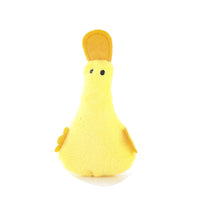 HKM-7375293 Plush Duck Cat and Dog Toy with Catnip and Squeaker for Interactive Play