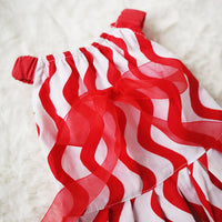 HKM-7376189 Princess-Style Cotton Bow Skirt for Cats and Dogs in Red - XS to XXL Sizes Available