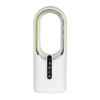 HKM-737683 Bladeless Tower Fan with Type-C Recharge, Night Light and Multiple Speed Settings