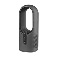 HKM-737683 Bladeless Tower Fan with Type-C Recharge, Night Light and Multiple Speed Settings