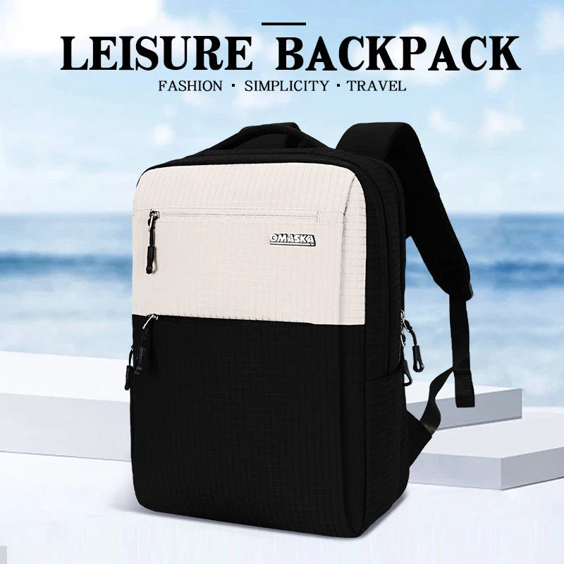 HKM-737875 Custom Logo Men’s and Women’s 17-Inch Business Backpack for Students and Professionals