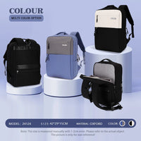 HKM-737875 Custom Logo Men’s and Women’s 17-Inch Business Backpack for Students and Professionals