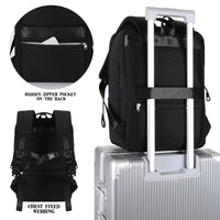 HKM-737875 Custom Logo Men’s and Women’s 17-Inch Business Backpack for Students and Professionals