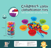 HKM-737939 Montessori Dinosaur Counting Toy for Sensory Learning and Autism Support