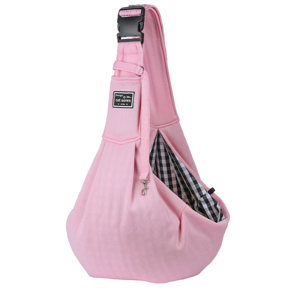 HKM-7381053 Adjustable Pet Carrier Bag for Dogs and Cats - Comfortable Single Shoulder Sling Tote for Travel and Outdoor Use