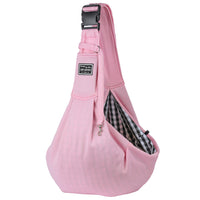 HKM-7381053 Adjustable Pet Carrier Bag for Dogs and Cats - Comfortable Single Shoulder Sling Tote for Travel and Outdoor Use