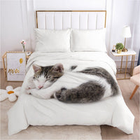 HKM-738131 Pet-Friendly European Style Polyester Quilt Cover for Dogs and Cats