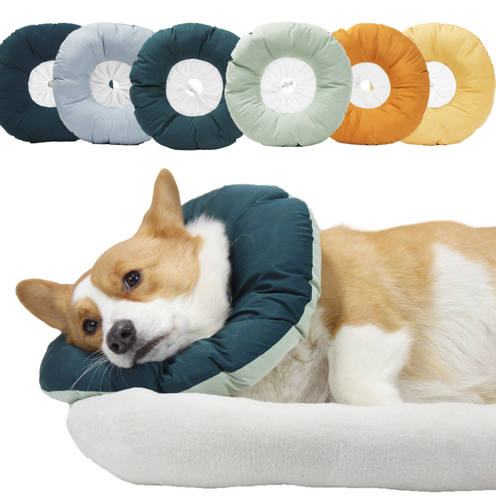 HKM-7381565 Waterproof Color-Block Collar for Cats and Dogs - Adjustable in Avocado, Papaya, Blueberry