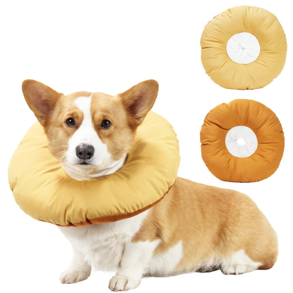 HKM-7381565 Waterproof Color-Block Collar for Cats and Dogs - Adjustable in Avocado, Papaya, Blueberry