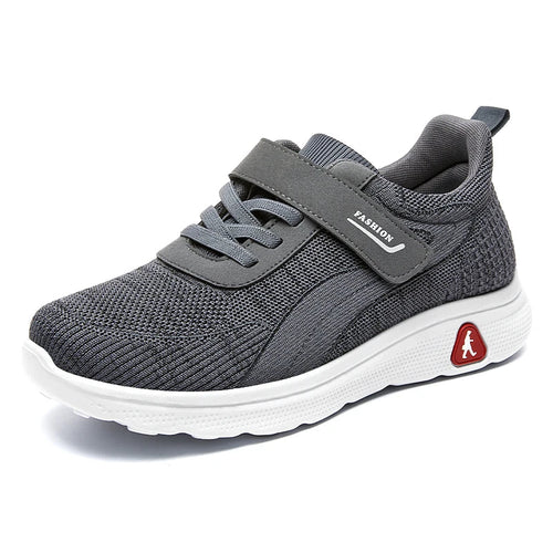 HKM-738195 B-22007 Men's Casual Comfortable Flats Men's Sneakers Lace-Up Mesh Shoes Lightweight Breathable