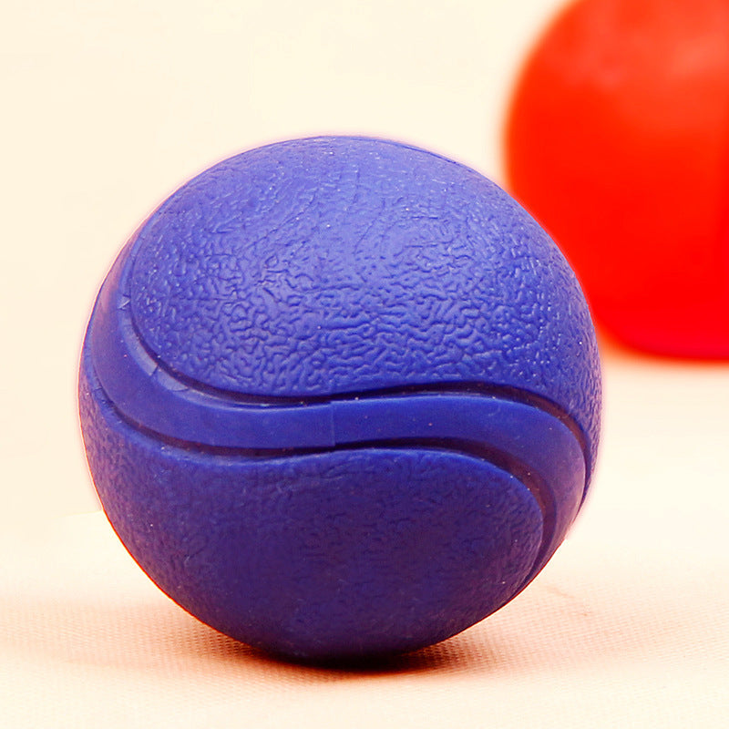 HKM-738259 Pet Toy Solid Ball Dog Bite Resistant Elastic Rubber Ball