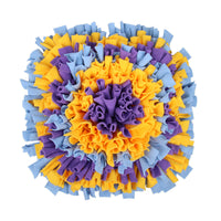 HKM-7384381 Dog Slow Feeding Snuffle Mat - Shaker Velvet, 30x30x5cm, 520g