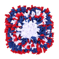 HKM-7384381 Dog Slow Feeding Snuffle Mat - Shaker Velvet, 30x30x5cm, 520g