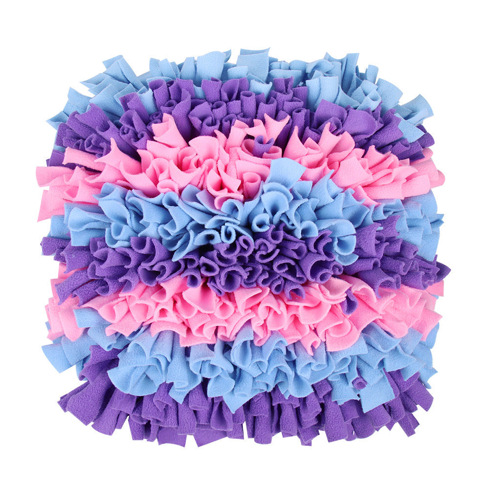 HKM-7384381 Dog Slow Feeding Snuffle Mat - Shaker Velvet, 30x30x5cm, 520g