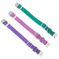 HKM-7385405 Adjustable Waterproof Silicone Pet Traction Rope with Zinc Alloy D Buckle - Multiple Sizes in Purple, Green, Pink