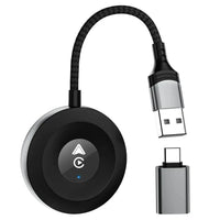 HKM-738707 2-in-1 Wireless CarPlay and Android Auto Adapter for Seamless In-Car Connectivity