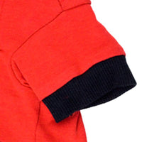 HKM-7387709 Cozy Cotton Hooded Pet Apparel for Holiday Comfort - Red and Black Options