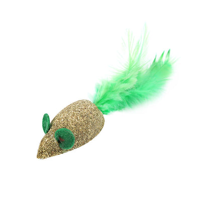 HKM-7387965 Catnip Toy for Cats - Polygonatum Fish, Mouse, and Ball Chewing Toys for Oral Health and Hairball Relief