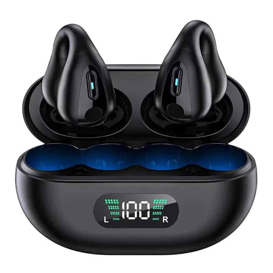HKM-738963 AI Translation Bluetooth Headset with Long Battery Life and LED Display for Enhanced Air Conduction