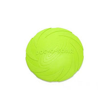 HKM-7390141 Natural Rubber Dog Fetch Flying Disc – Durable & Safe Training Toy for Dogs