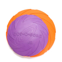 HKM-7390141 Natural Rubber Dog Fetch Flying Disc – Durable & Safe Training Toy for Dogs