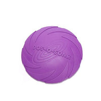 HKM-7390141 Natural Rubber Dog Fetch Flying Disc – Durable & Safe Training Toy for Dogs