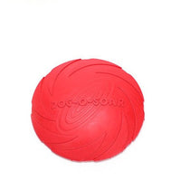HKM-7390141 Natural Rubber Dog Fetch Flying Disc – Durable & Safe Training Toy for Dogs